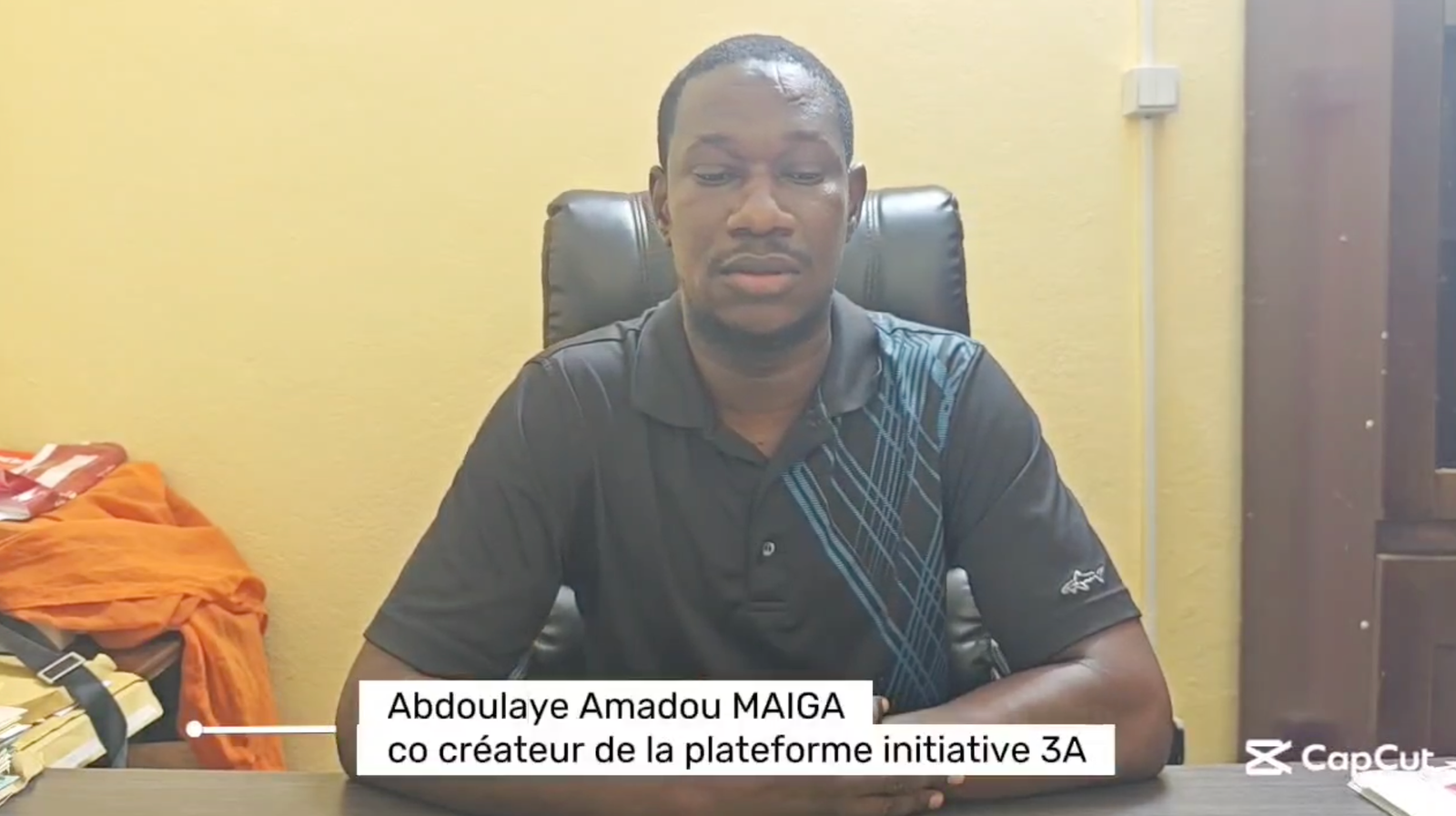 Abdoulaye Amadou MAIGA co créateur de la plateforme initiative 3A